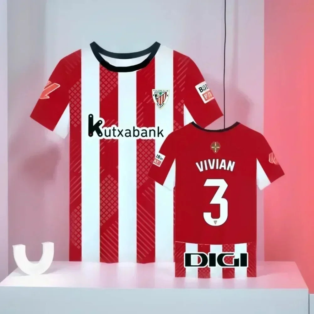 2025 Football Jersey Short Sleeve Summer Men's Tops Women's 3D Print Quick-drying T-shirts Sports Leisure Tees Training Clothes