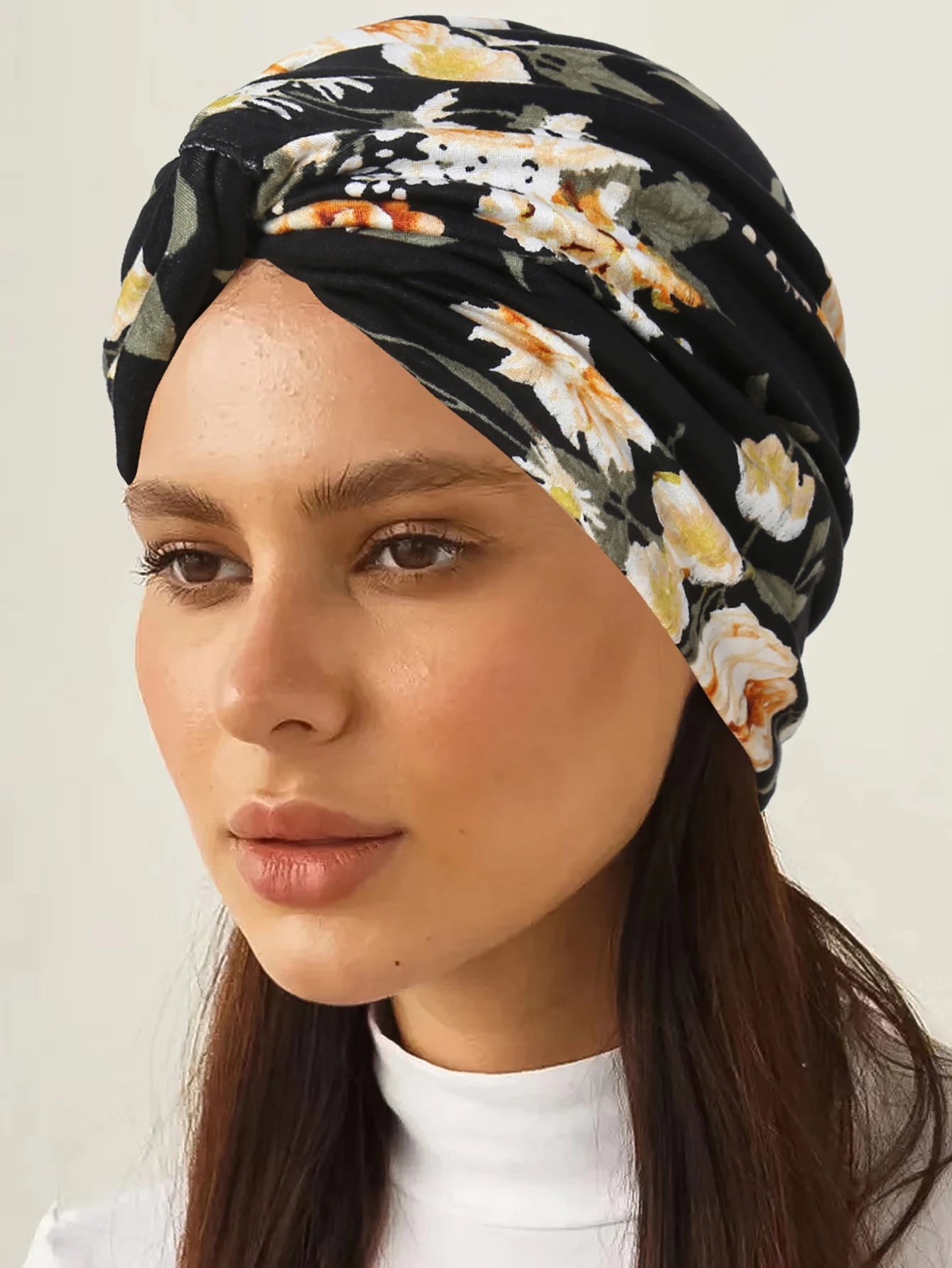 Leopard Print Hijab Turban