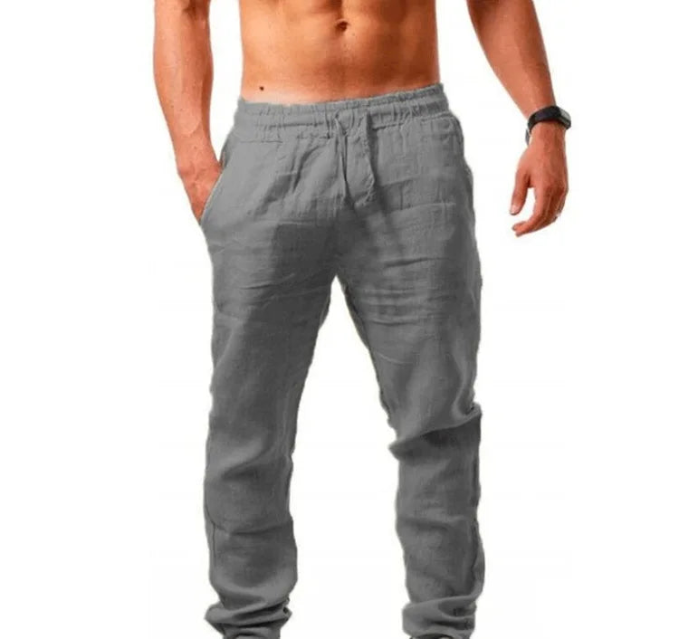 Cotton Linen Gym Pants