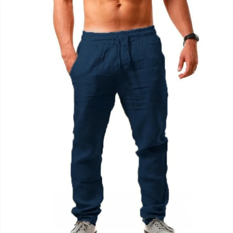 Cotton Linen Gym Pants