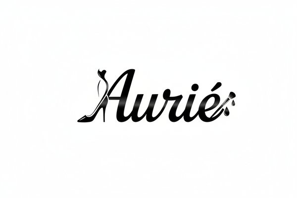 Aurié Logo - Stor Svart